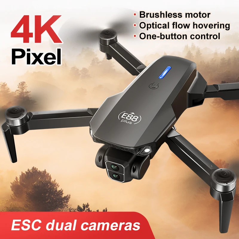 New E88 Plus Quadcopter Drone: - đánh giá và giá Drone Aerial Photography
