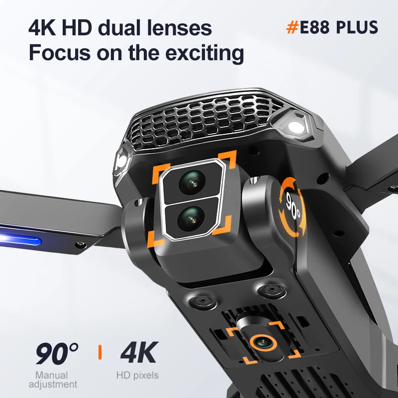 New E88 Plus Quadcopter Drone: - đánh giá và giá Drone Aerial Photography