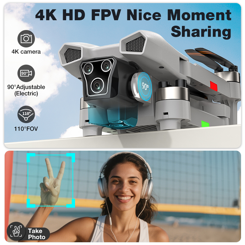 NEW Hot L017 Pro Drone Brushle - đánh giá và giá Drone Aerial Photography